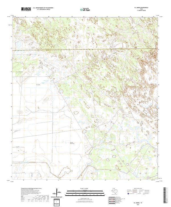 USGS Topographic Map – El Jardin