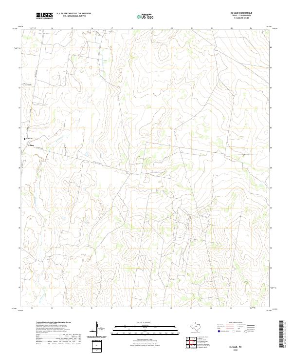 USGS Topographic Map – El Sauz