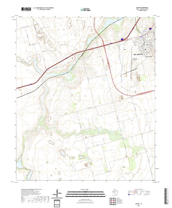 USGS Topographic Map – Elbow