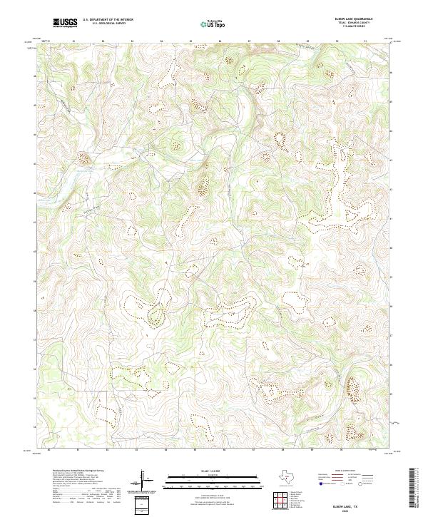 USGS Topographic Map – Elbow Lake