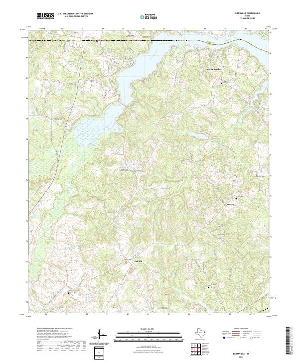USGS Topographic Map – Elderville