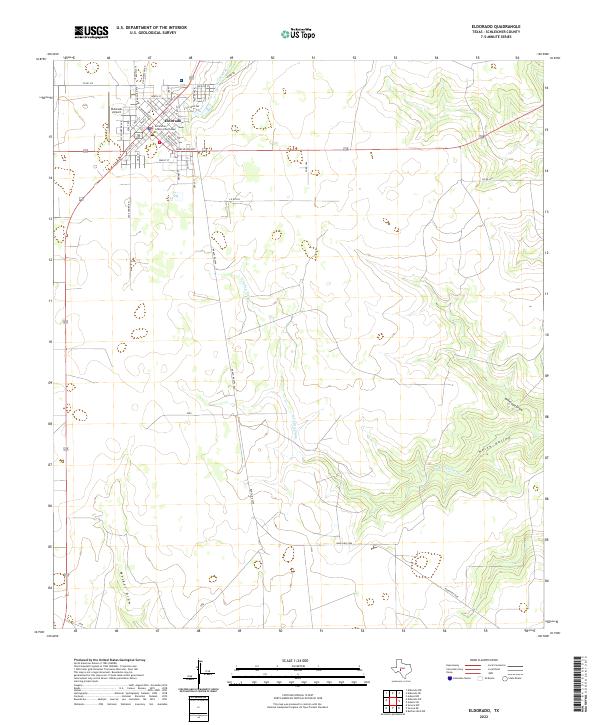 USGS Topographic Map – Eldorado
