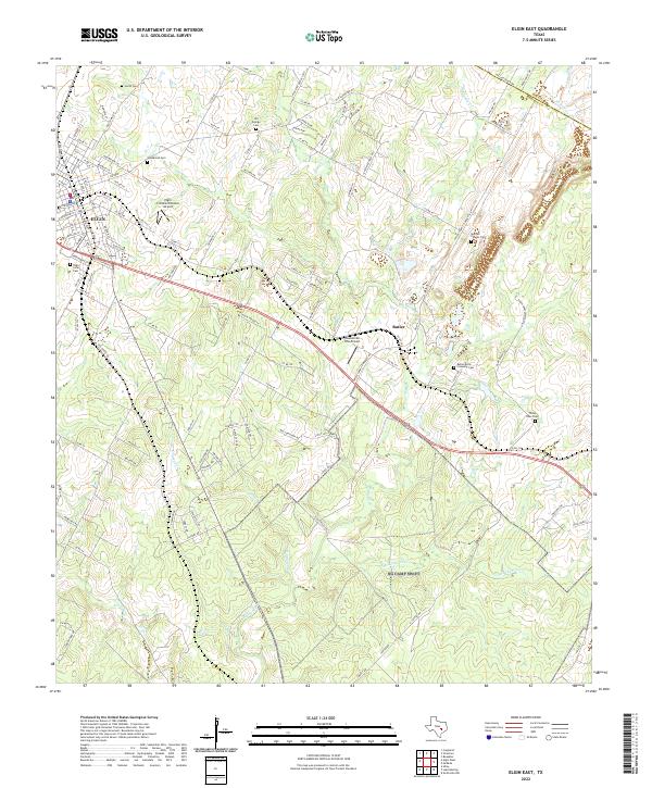 USGS Topographic Map – Elgin East