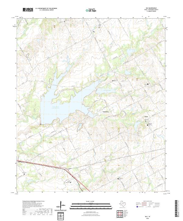 USGS Topographic Map – Elk