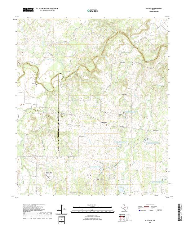 USGS Topographic Map – Elm Grove