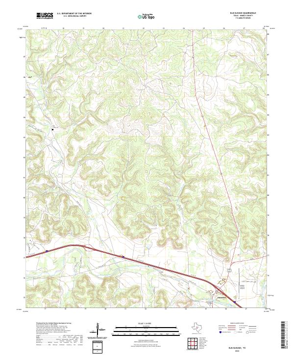 USGS Topographic Map – Elm Slough