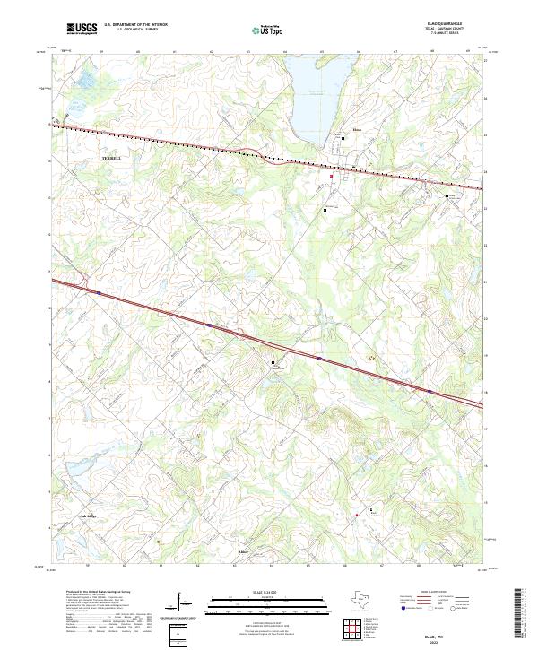 USGS Topographic Map – Elmo