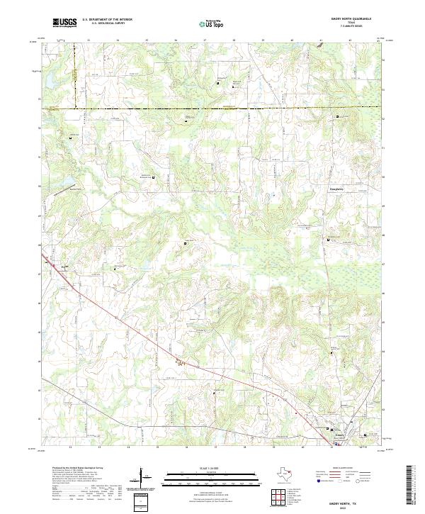 USGS Topographic Map – Emory North