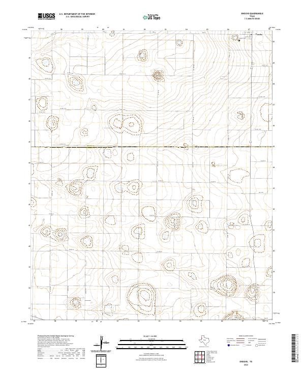 USGS Topographic Map – Enochs