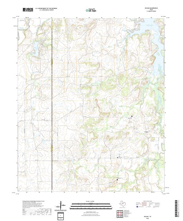 USGS Topographic Map – Eolian