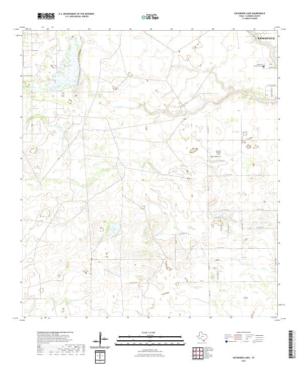 USGS Topographic Map – Escondido Lake