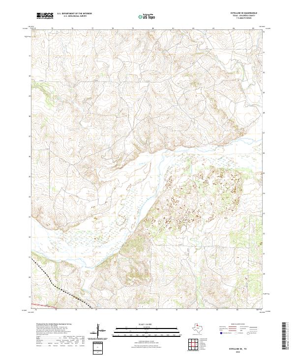 USGS Topographic Map – Estelline SE
