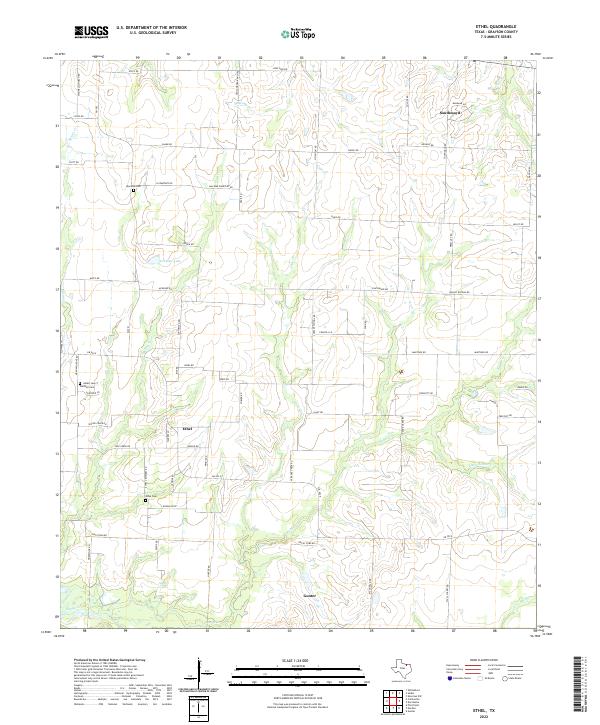 USGS Topographic Map – Ethel