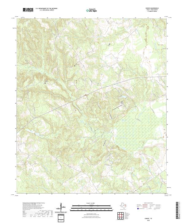 USGS Topographic Map – Eunice