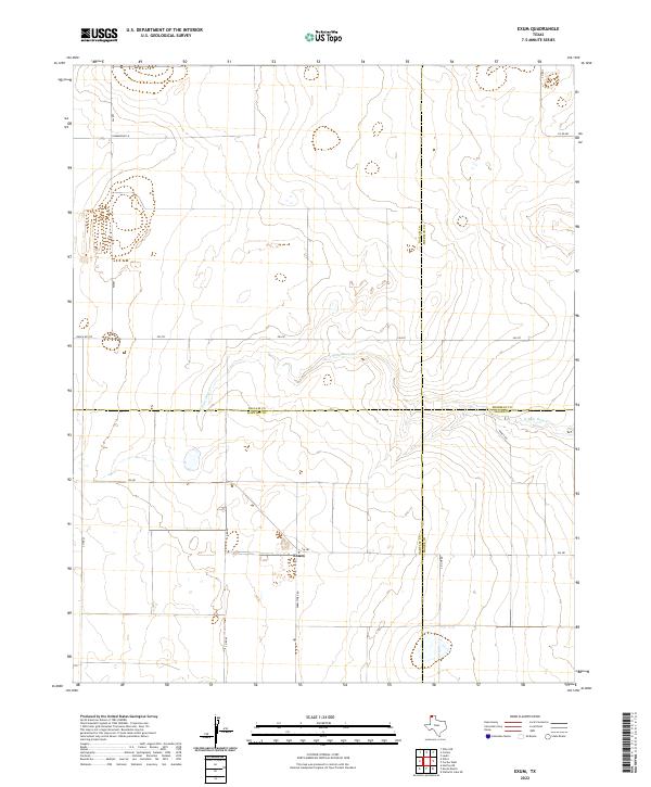 USGS Topographic Map – Exum