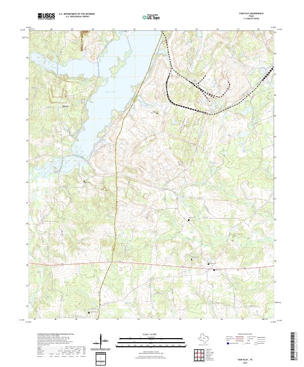 USGS Topographic Map – Fair Play