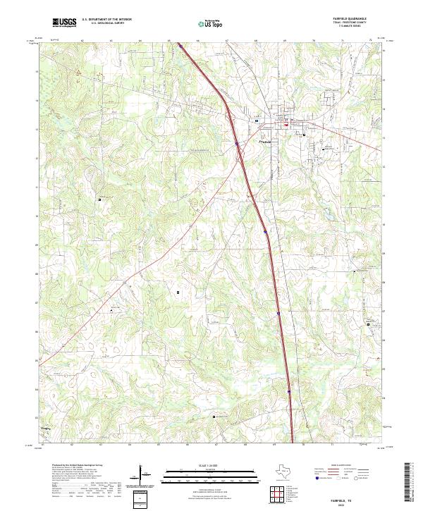 USGS Topographic Map – Fairfield