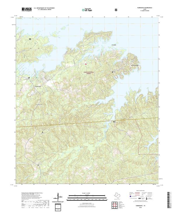 USGS Topographic Map – Fairmount