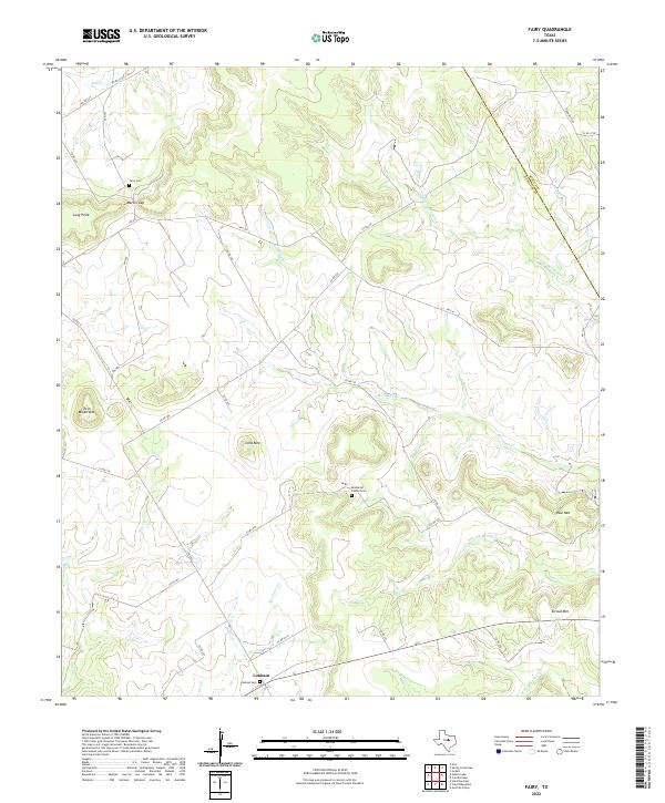 USGS Topographic Map – Fairy