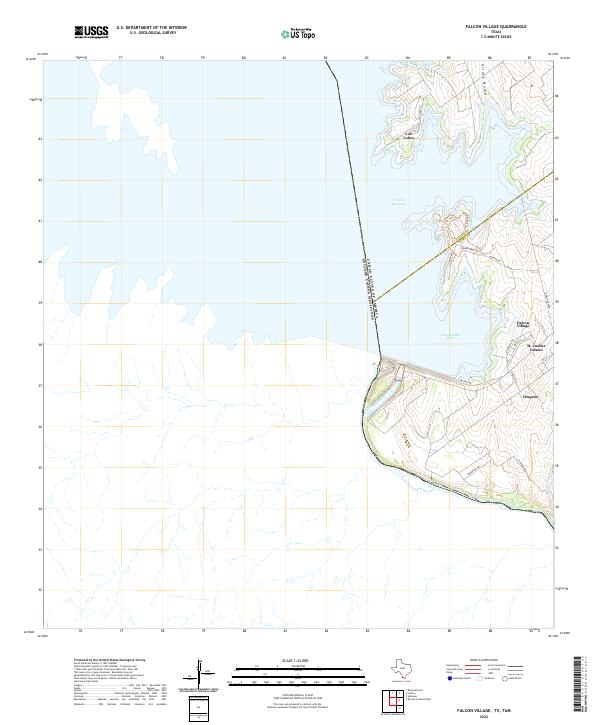 USGS Topographic Map – Falcon Village