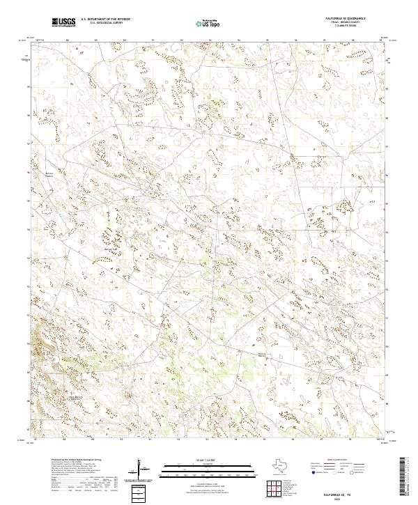 USGS Topographic Map – Falfurrias SE