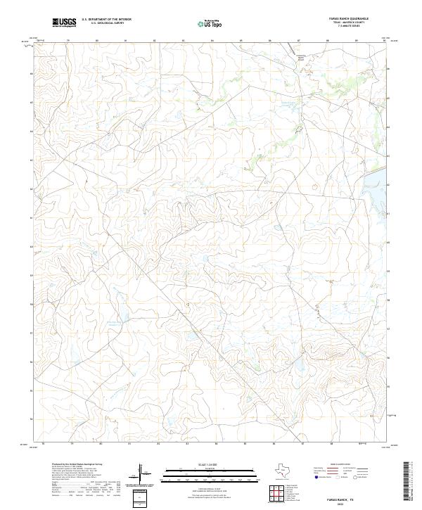 USGS Topographic Map – Farias Ranch