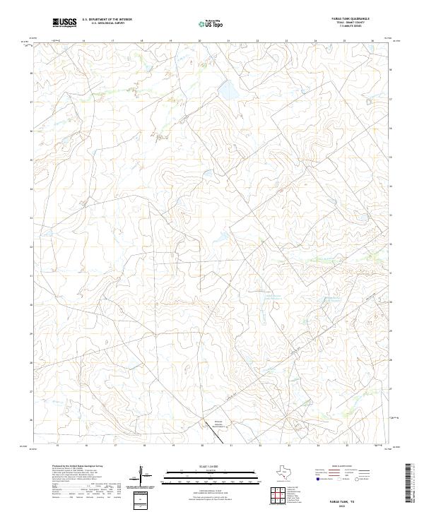 USGS Topographic Map – Farias Tank