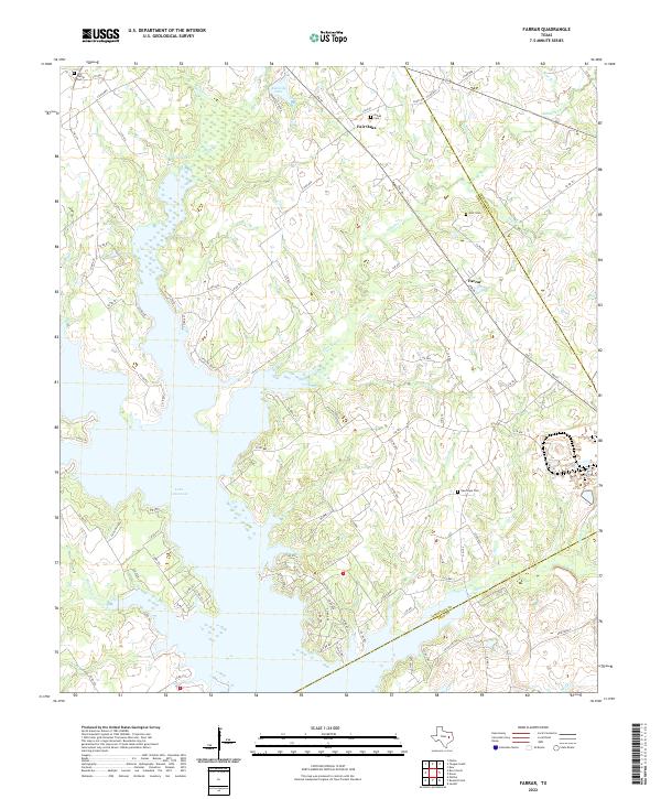 USGS Topographic Map – Farrar
