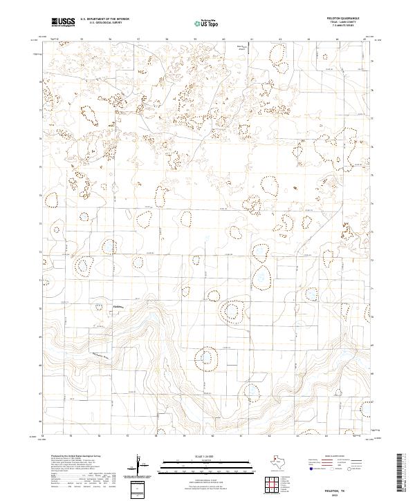USGS Topographic Map – Fieldton