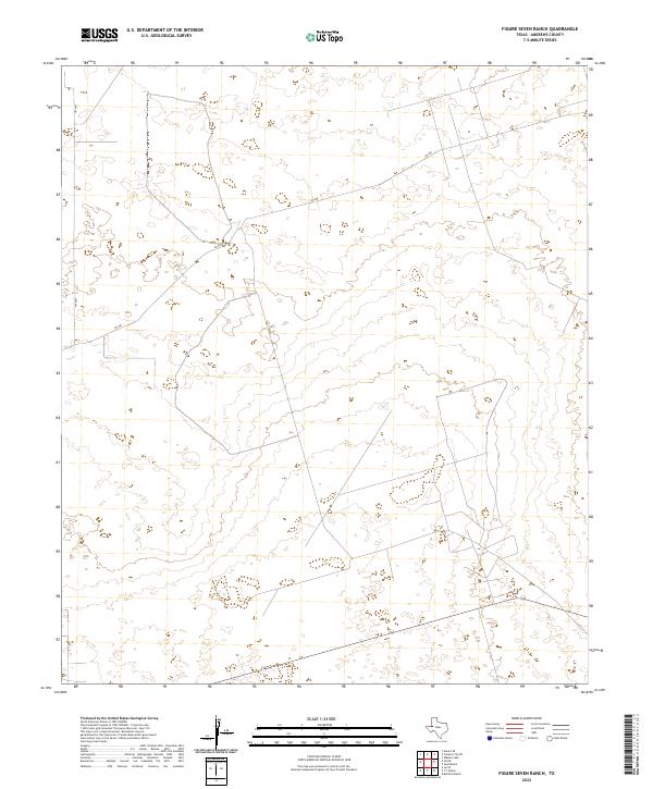 2022 Map of Figure Seven Ranch, 2022 Print