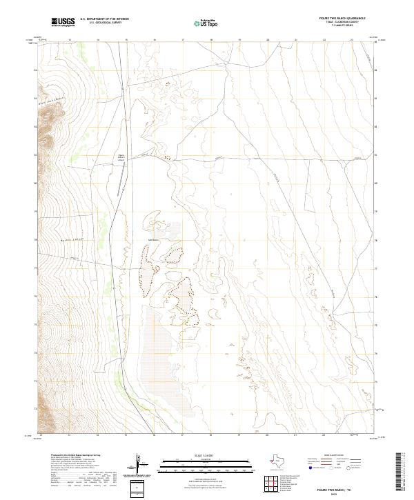 USGS Topographic Map – Figure Two Ranch