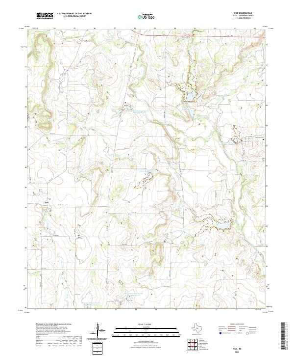 USGS Topographic Map – Fisk
