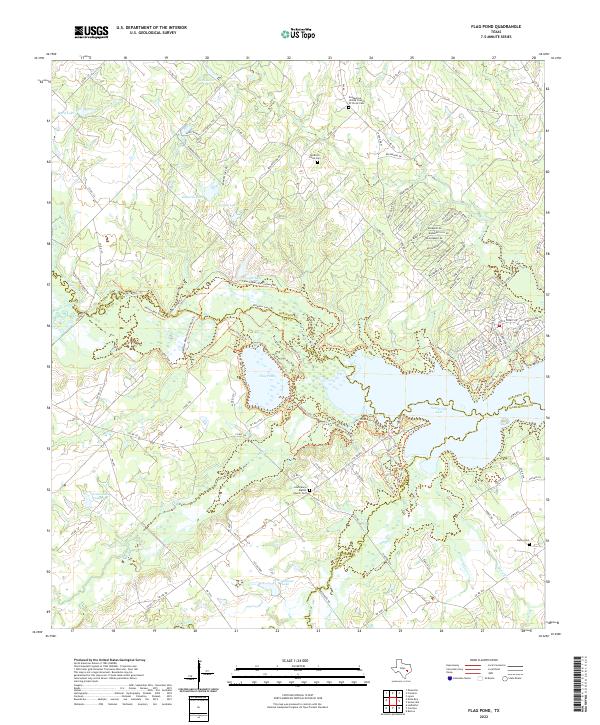 USGS Topographic Map – Flag Pond