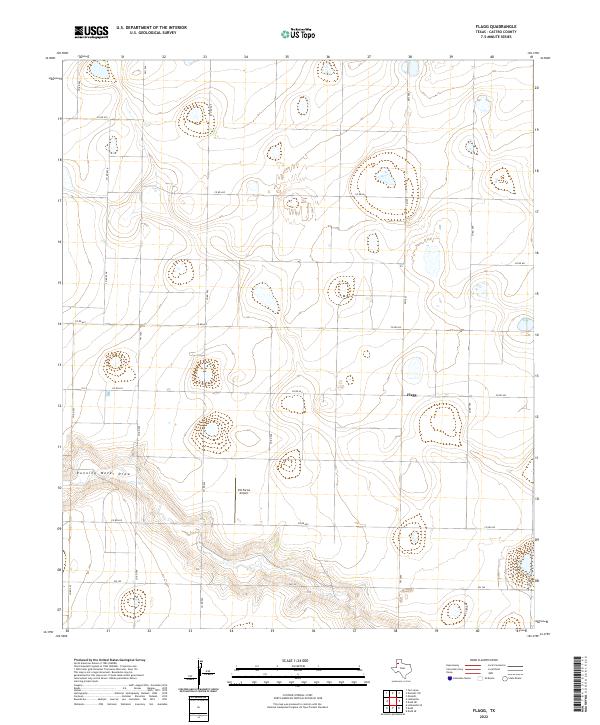 USGS Topographic Map – Flagg