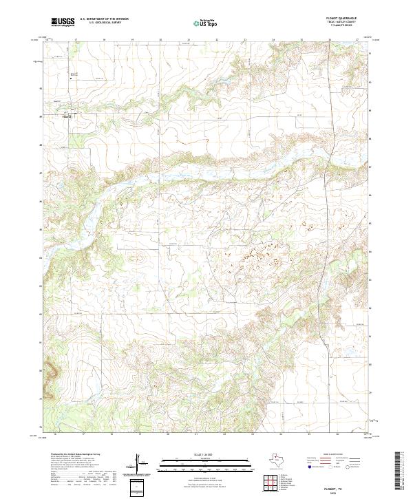 USGS Topographic Map – Flomot