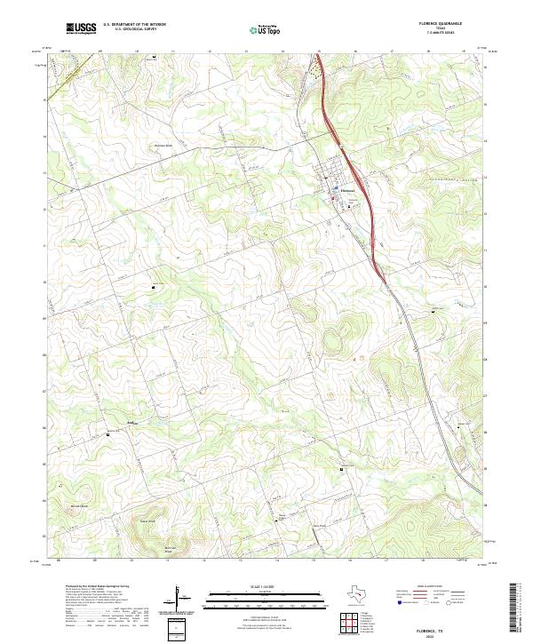USGS Topographic Map – Florence