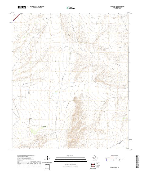 USGS Topographic Map – Florenzo Hill