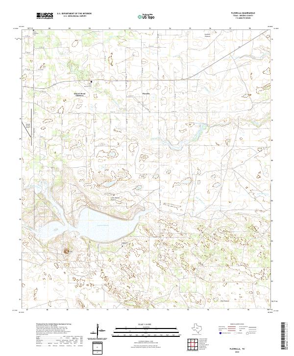 USGS Topographic Map – Flowella