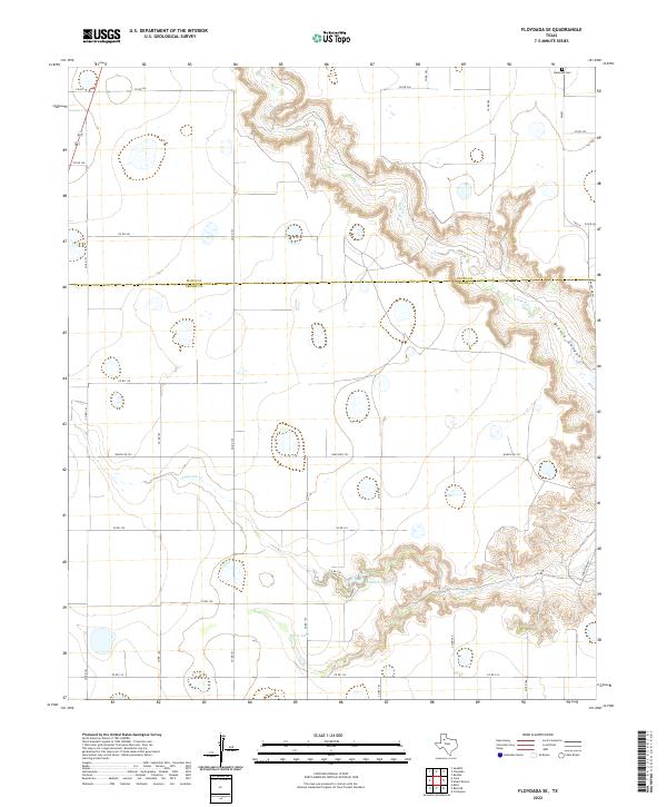 USGS Topographic Map – Floydada SE