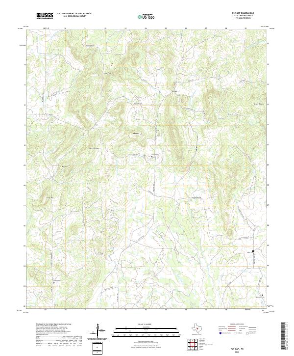 USGS Topographic Map – Fly Gap
