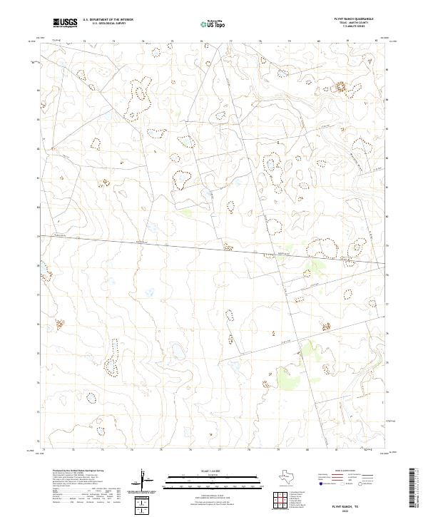 2022 Map of Flynt Ranch, 2022 Print