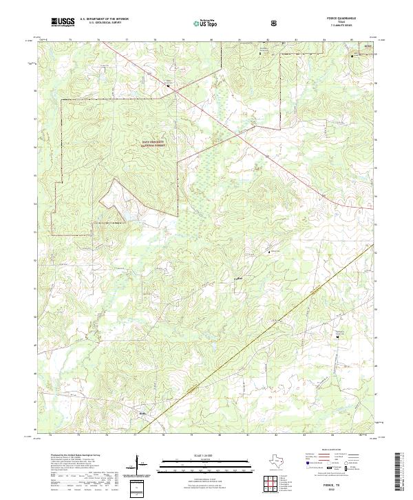 USGS Topographic Map – Fodice