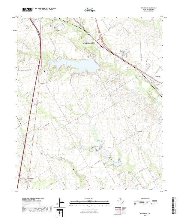 USGS Topographic Map – Forreston
