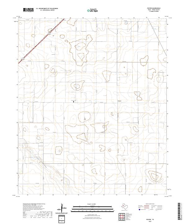 USGS Topographic Map – Foster