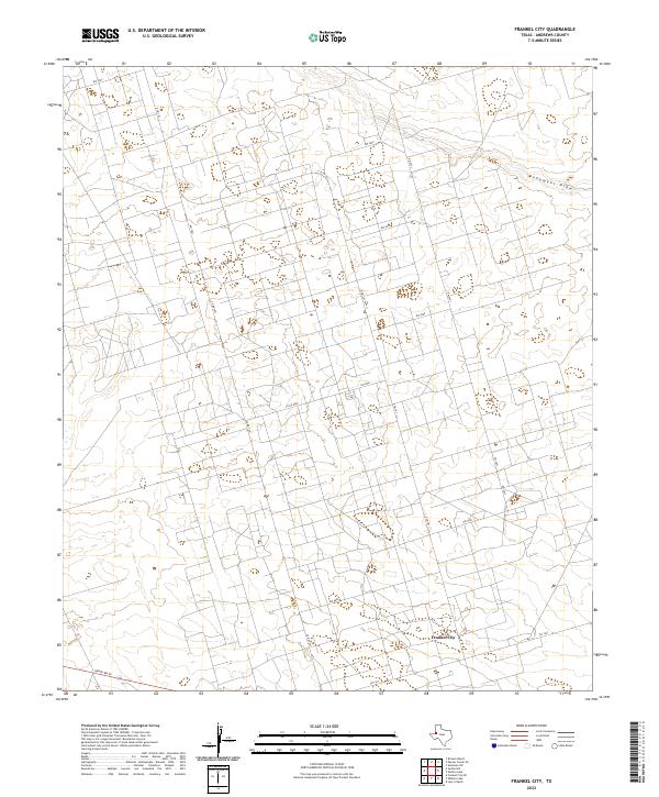 USGS Topographic Map – Frankel City