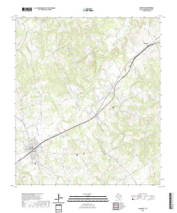 USGS Topographic Map – Franklin