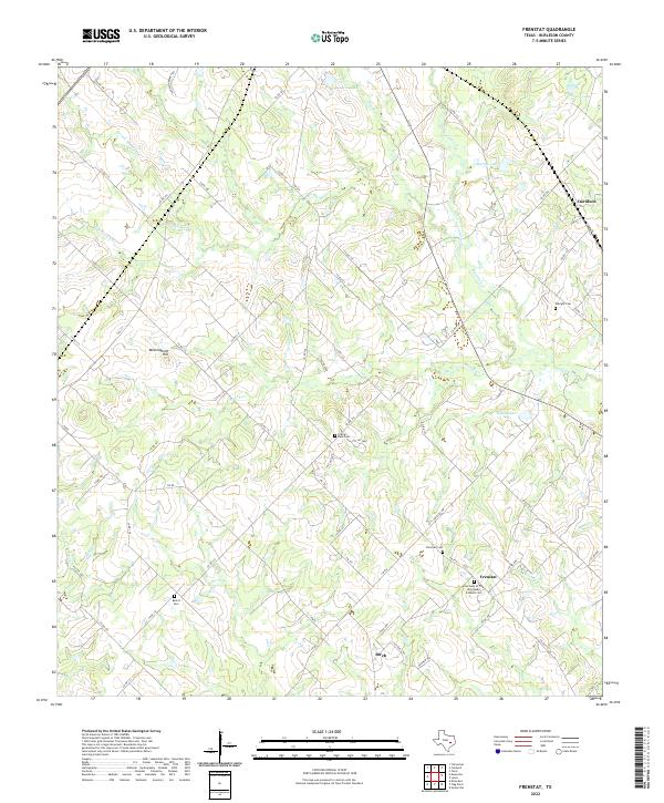USGS Topographic Map – Frenstat