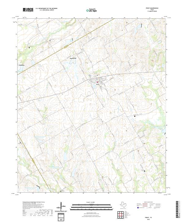 USGS Topographic Map – Frost