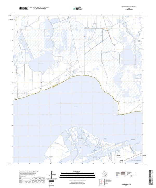 USGS Topographic Map – Frozen Point