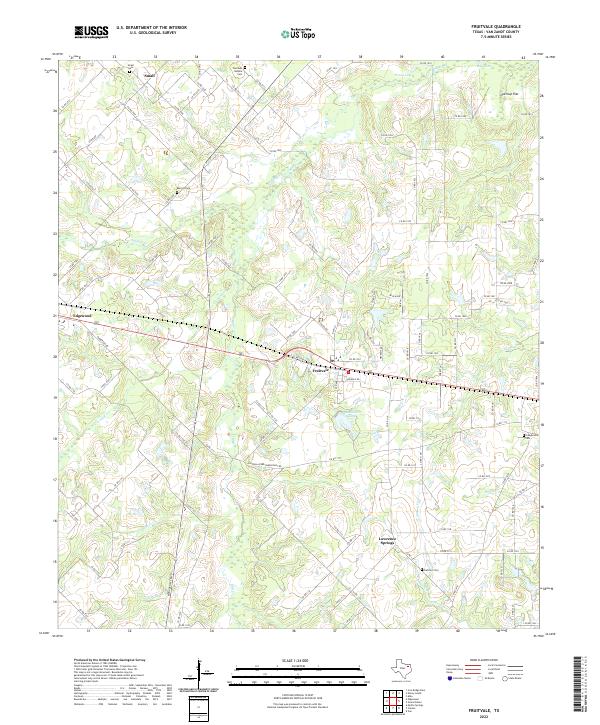 USGS Topographic Map – Fruitvale